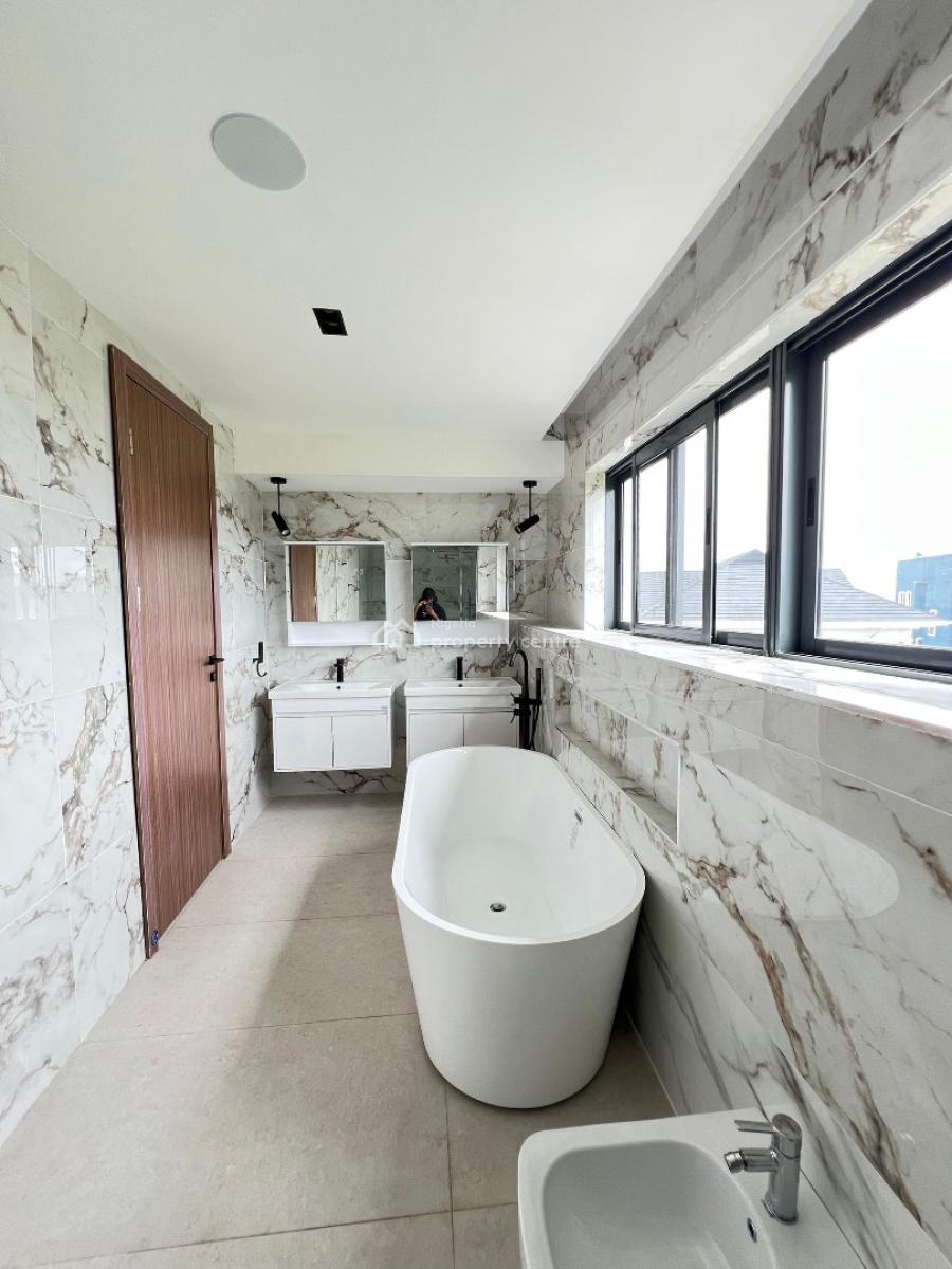 5 Bedroom Semi Detached Duplex with Pool, Cinema, Gym, Bq and a Roofto, Cowrie Creek Estate, Ikate Elegushi, Lekki, Lagos, Semi-detached Duplex for Sale