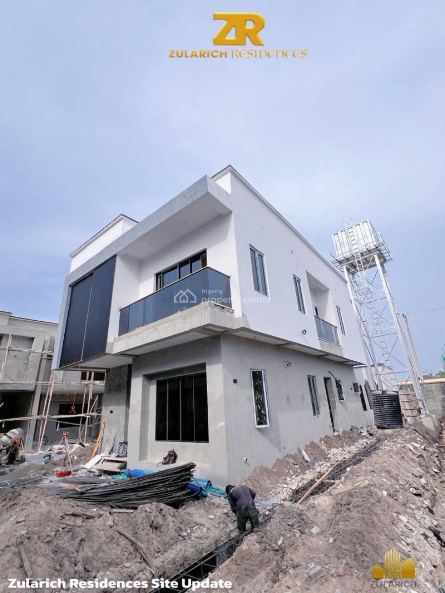 Elegance at Its Peak at Zularich Residencr, Monastery Road, Sangotedo, Ajah, Lagos, Terraced Duplex for Sale