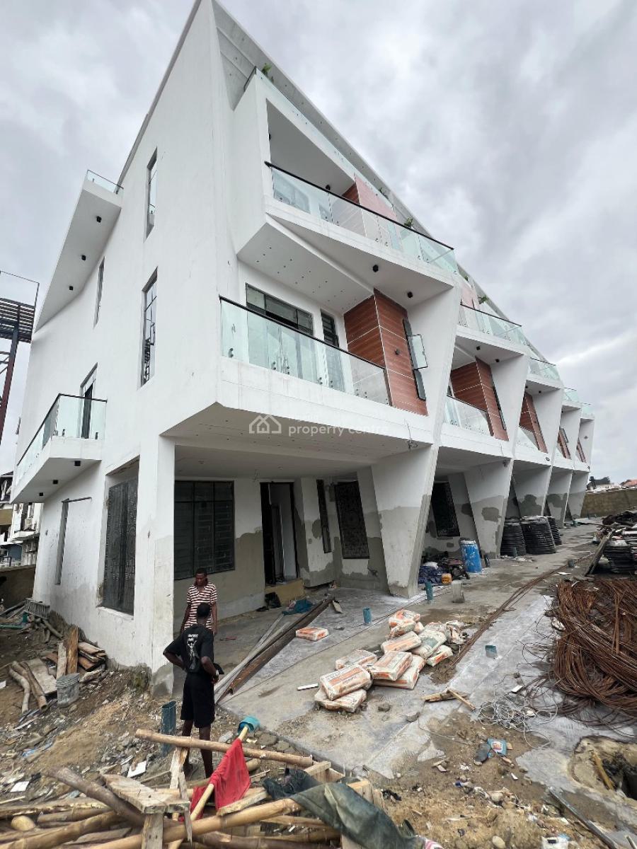Contemporary 4 Bedroom Terraced  Duplex with Bq in a Serene Estate, Ikate Elegushi, Lekki, Lagos, Terraced Duplex for Sale