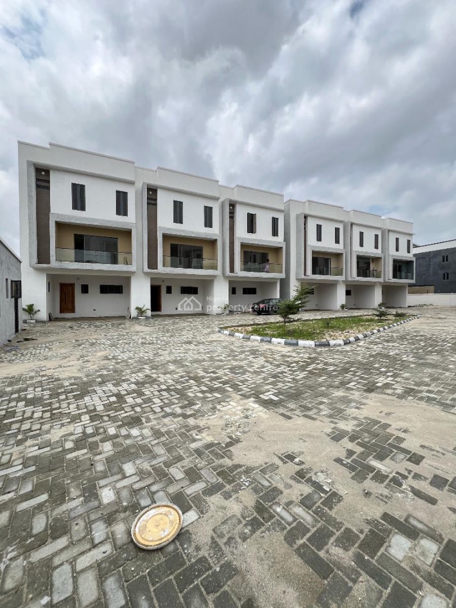 Contemporary 4 Bedroom Terraced  Duplex with Bq, Ikate Elegushi, Lekki, Lagos, Terraced Duplex for Sale
