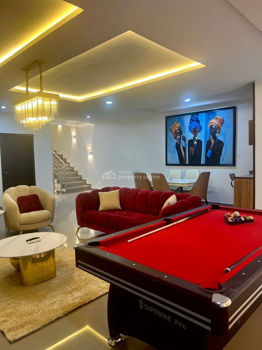 Rose Premium Luxury 4-bedroom with Snooker, Swimming Pool, Gym, Ps5, Ikate (beside Lekki Phase 1), Ikate, Lekki, Lagos, Flat / Apartment Short Let