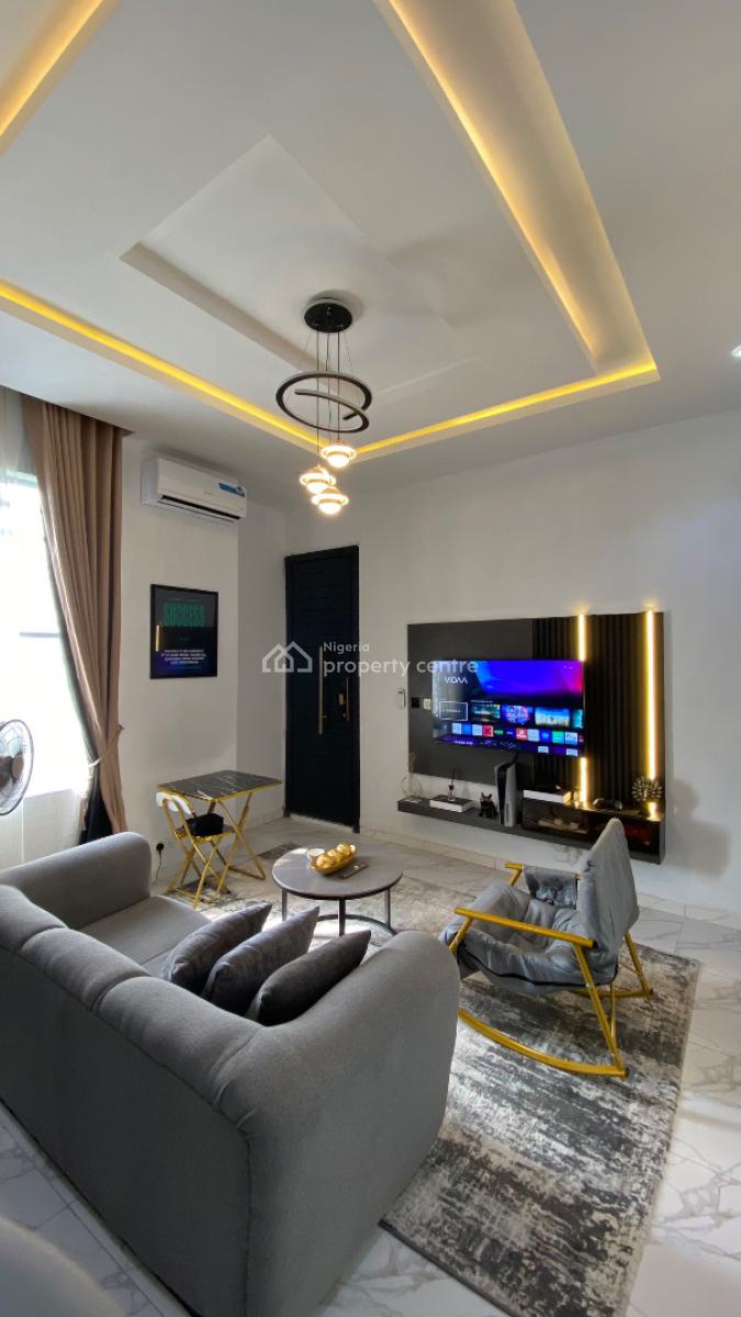 Brand New 1 Bedroom with Ps5, Dpk Estate Close to Skymall, Sangotedo, Ajah, Lagos, Mini Flat (room and Parlour) Short Let