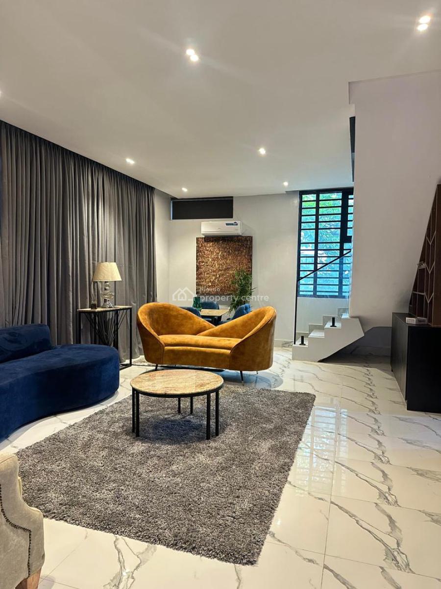 3-bdr Maissonete Air B N B, Glover Road, Ikoyi, Lagos, Terraced Duplex Short Let