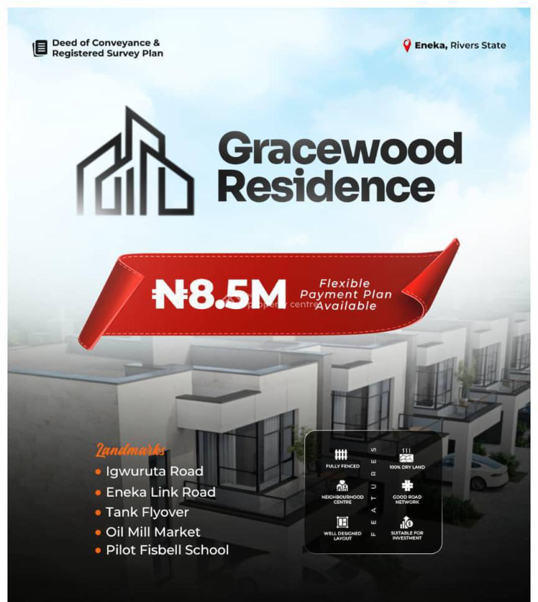 Dry Land in a Buy and Build Location, Eneka, Port Harcourt, Rivers, Land for Sale