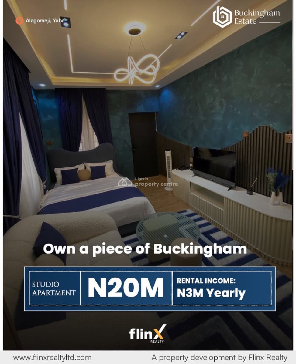 Co-own a Luxury Serviced Apartment Earn 3million Annually, Off Jacob Mews Estate, Alagomeji, Yaba, Lagos, Flat / Apartment for Sale