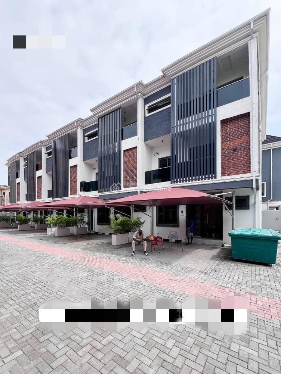 Elegant 4 Bedroom Terrace with a Bq,pool and Gym, Lekki Phase 1, Lekki, Lagos, House for Sale