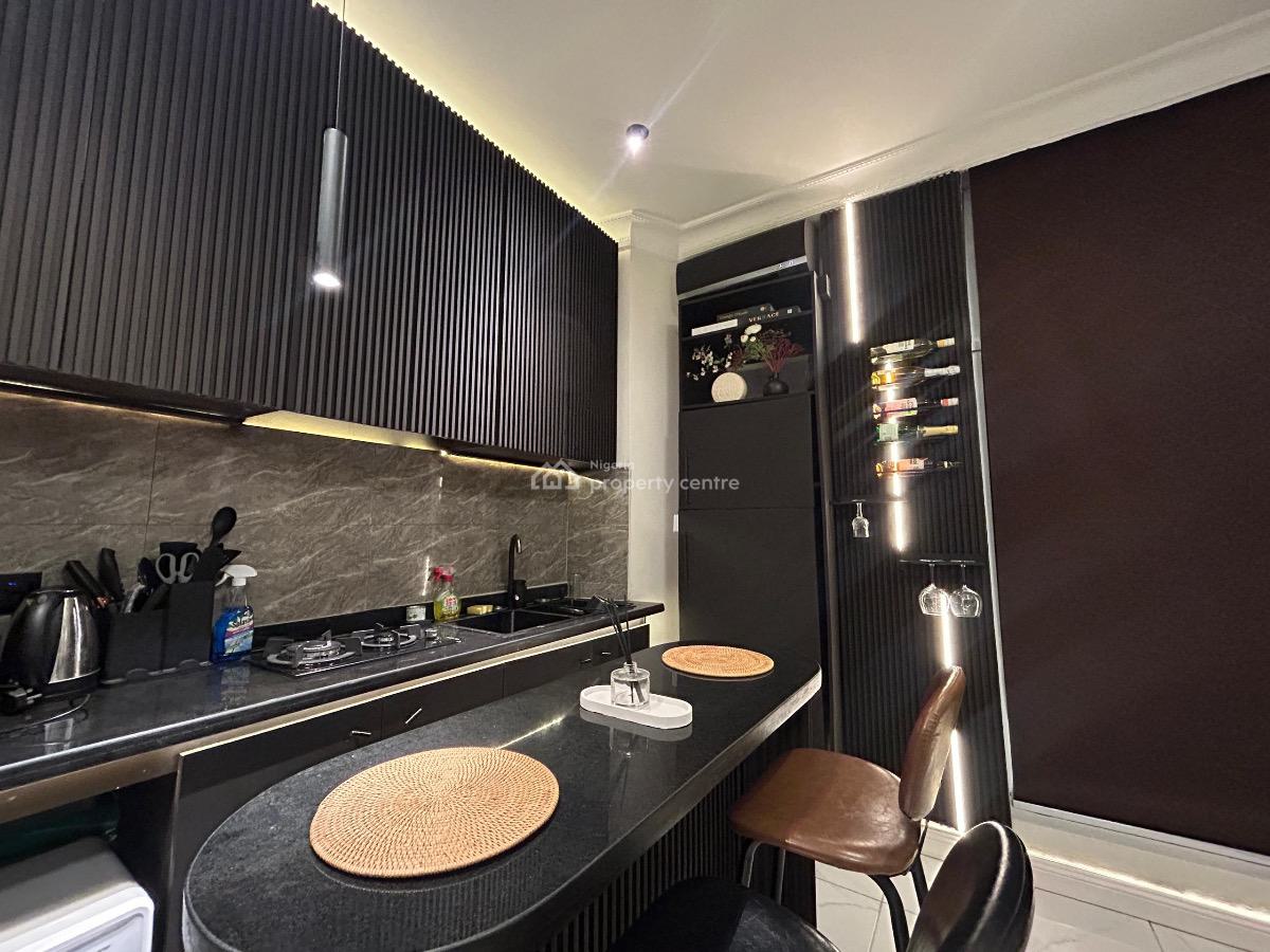 Luxury 1 Bedroom Apartment with Water View, Rooftop Lounge, and Pool, Phase 1, Lekki, Lagos, Mini Flat (room and Parlour) Short Let