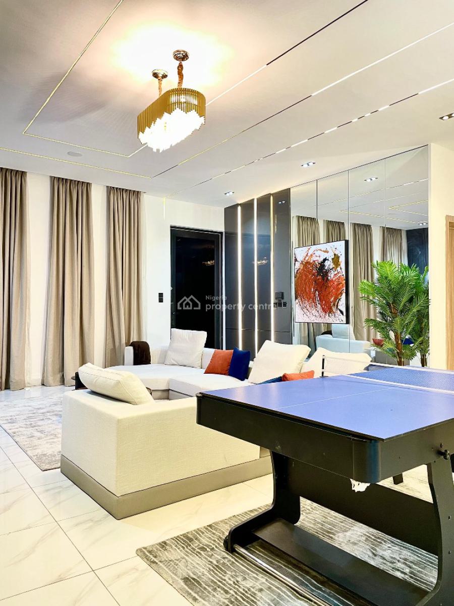 5 Bedroom Duplex with Pool, Snooker, Tennis & Family Lounge, Lekki, Lagos, Flat / Apartment Short Let