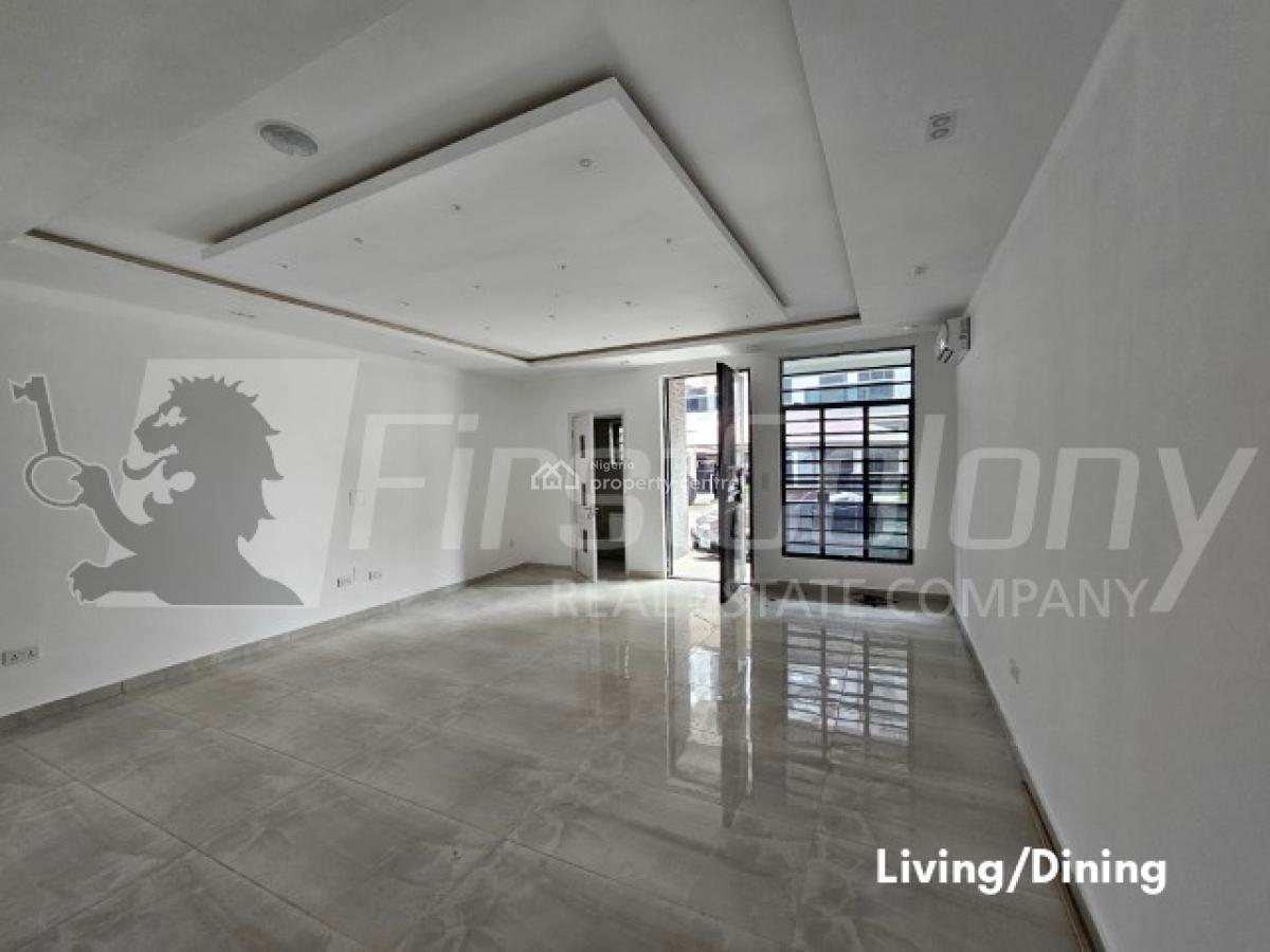 Well Built, Ample 4 Bedroom Terraced House (fully Serviced), Victoria Island (vi), Lagos, Terraced Duplex for Sale