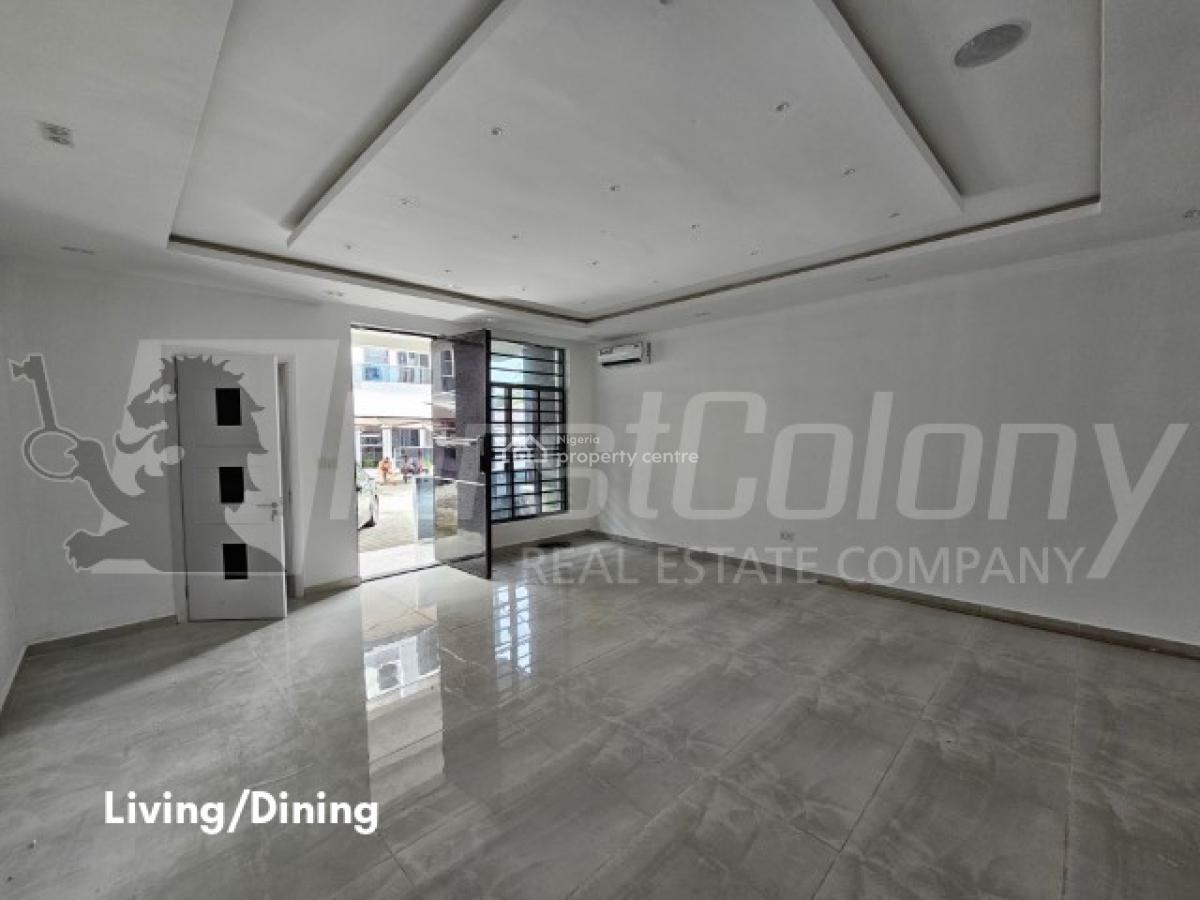 Well Built, Ample 4 Bedroom Terraced House (fully Serviced), Victoria Island (vi), Lagos, Terraced Duplex for Sale