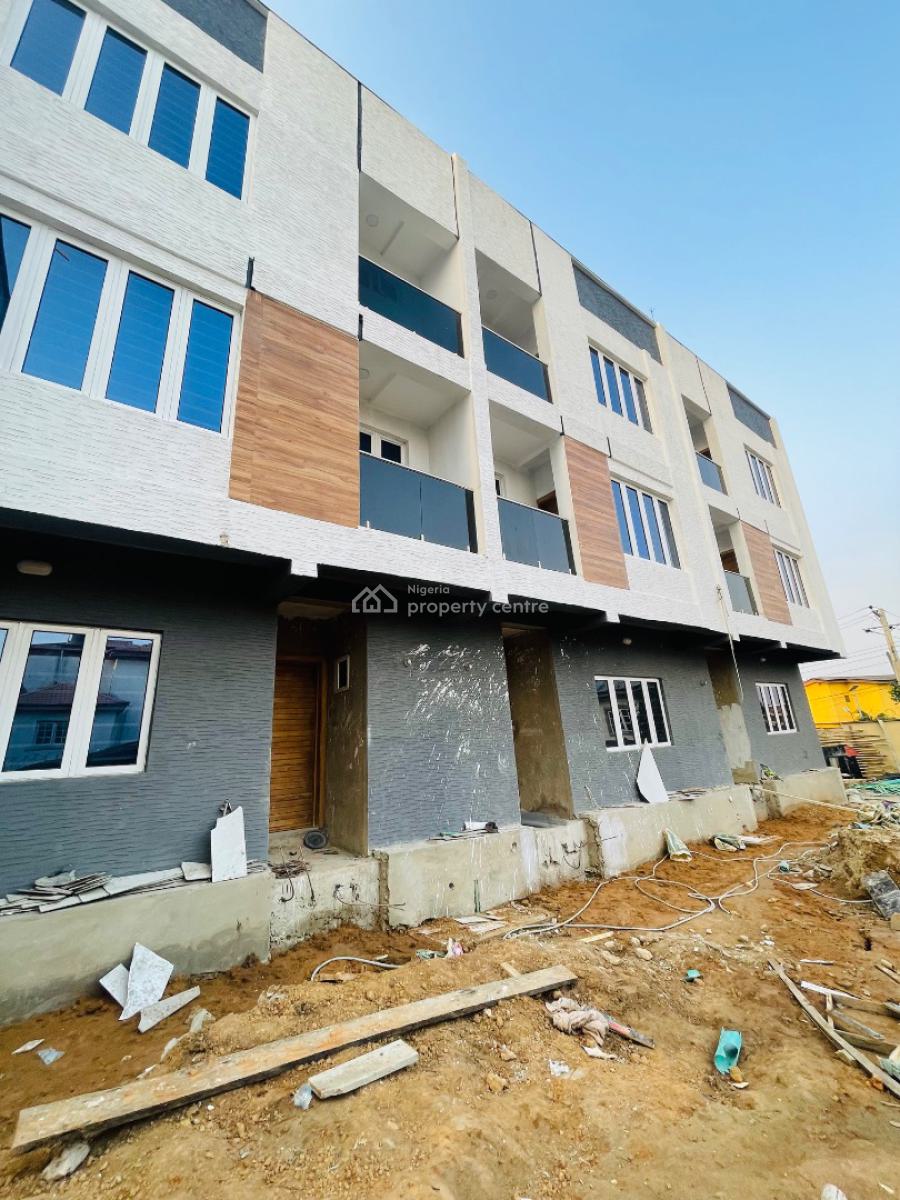 Nicely Built 4 Bedroom Terrace Duplex + Bq, Beautifully Built Home with Bq in a Secured Estate, Adeniyi Jones, Ikeja, Lagos, Terraced Duplex for Sale