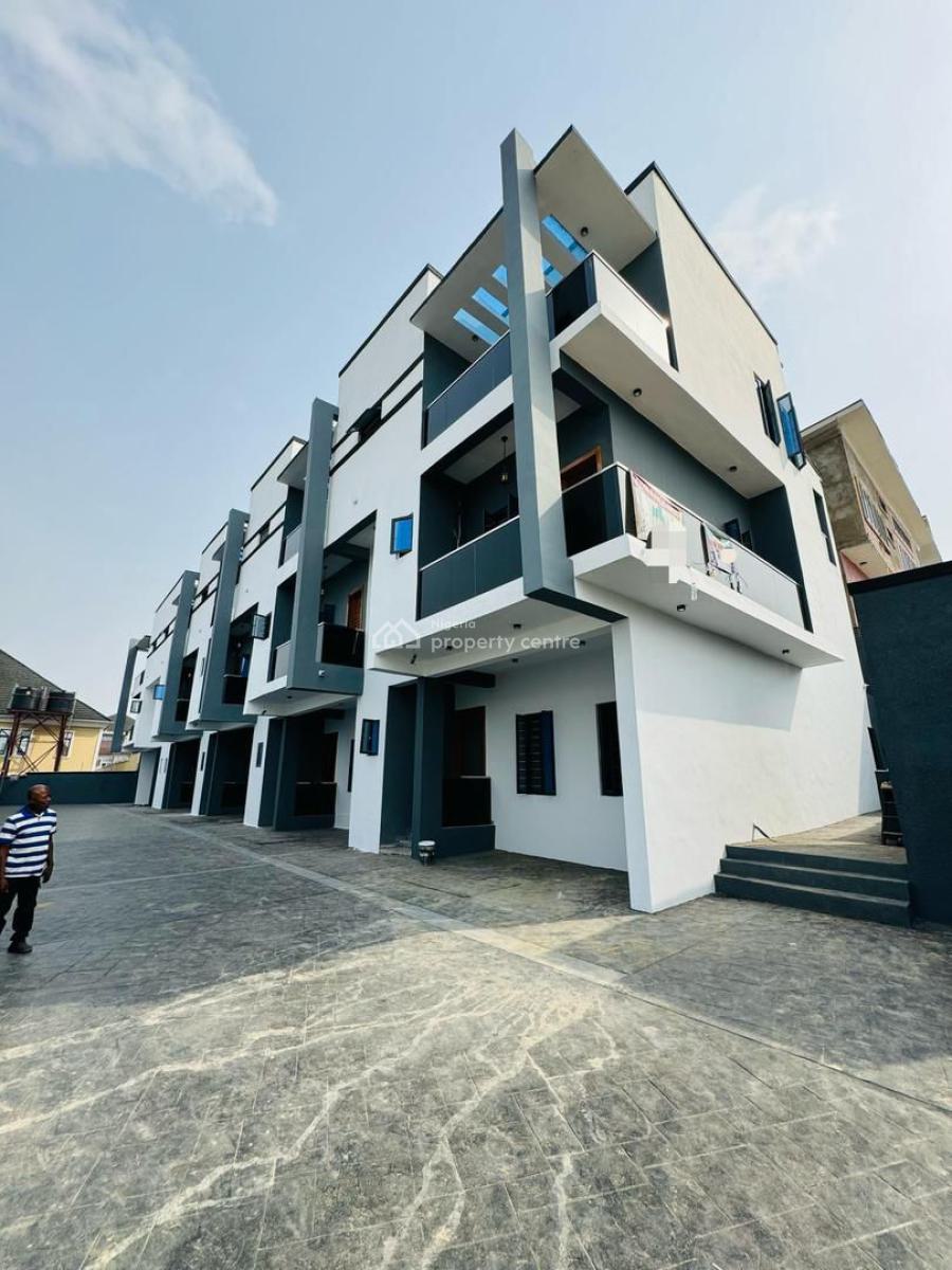 Luxury Newly Built 4 Bedroom Terrace Duplex Plus Bq, Exquisitely Detailed Home with Bq in a Secured Estate, Opebi, Ikeja, Lagos, Terraced Duplex for Sale