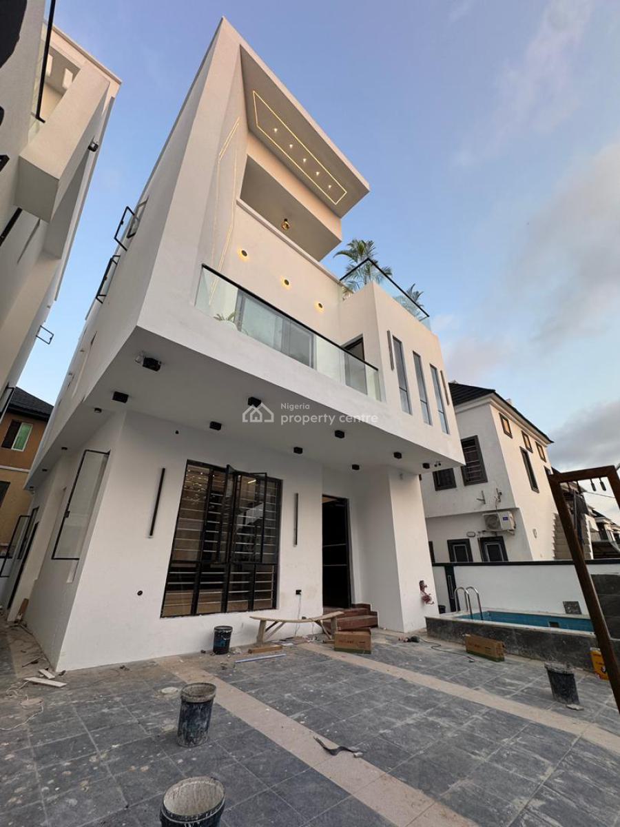 Magnificent 5 Bedroom Fully Detached Duplex with Pool, Gym, Cinema, Ikota, Ikota, Lekki, Lagos, Detached Duplex for Sale