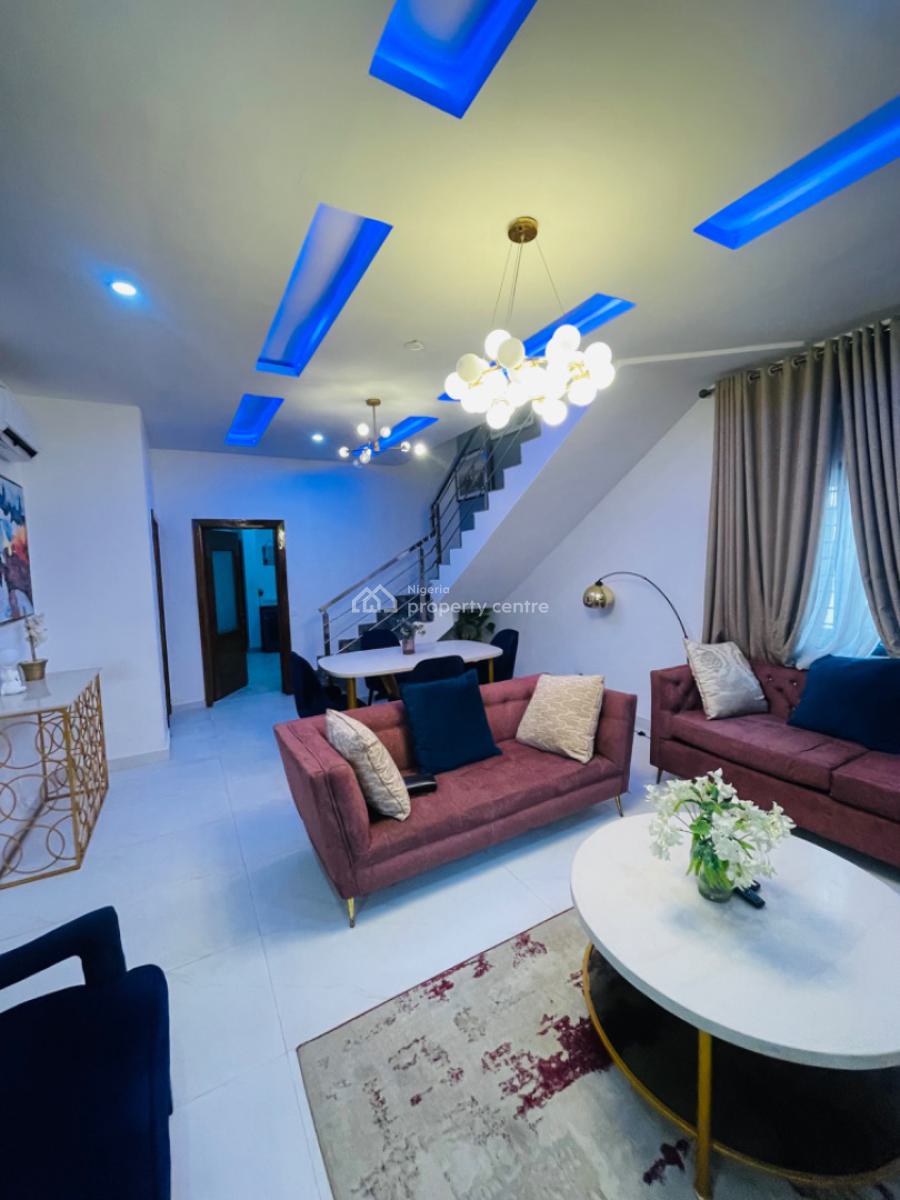 Exclusive 4 Bedroom Self Compound with Snooker Board, Agungi, Lekki, Lagos, Detached Duplex Short Let