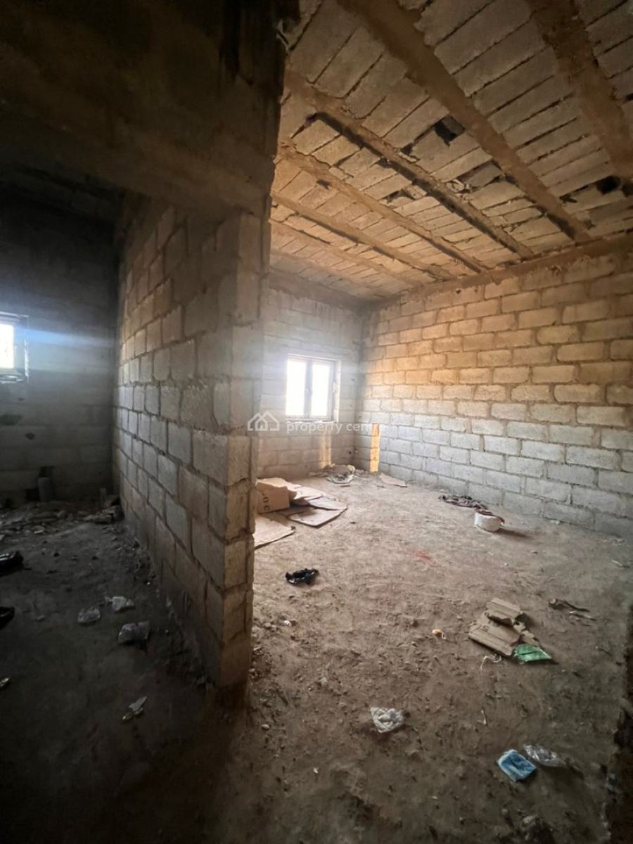 Extra Massive 3 Bedrooms Apartment with Bq (semi-finished), Katampe, Abuja, Flat / Apartment for Sale