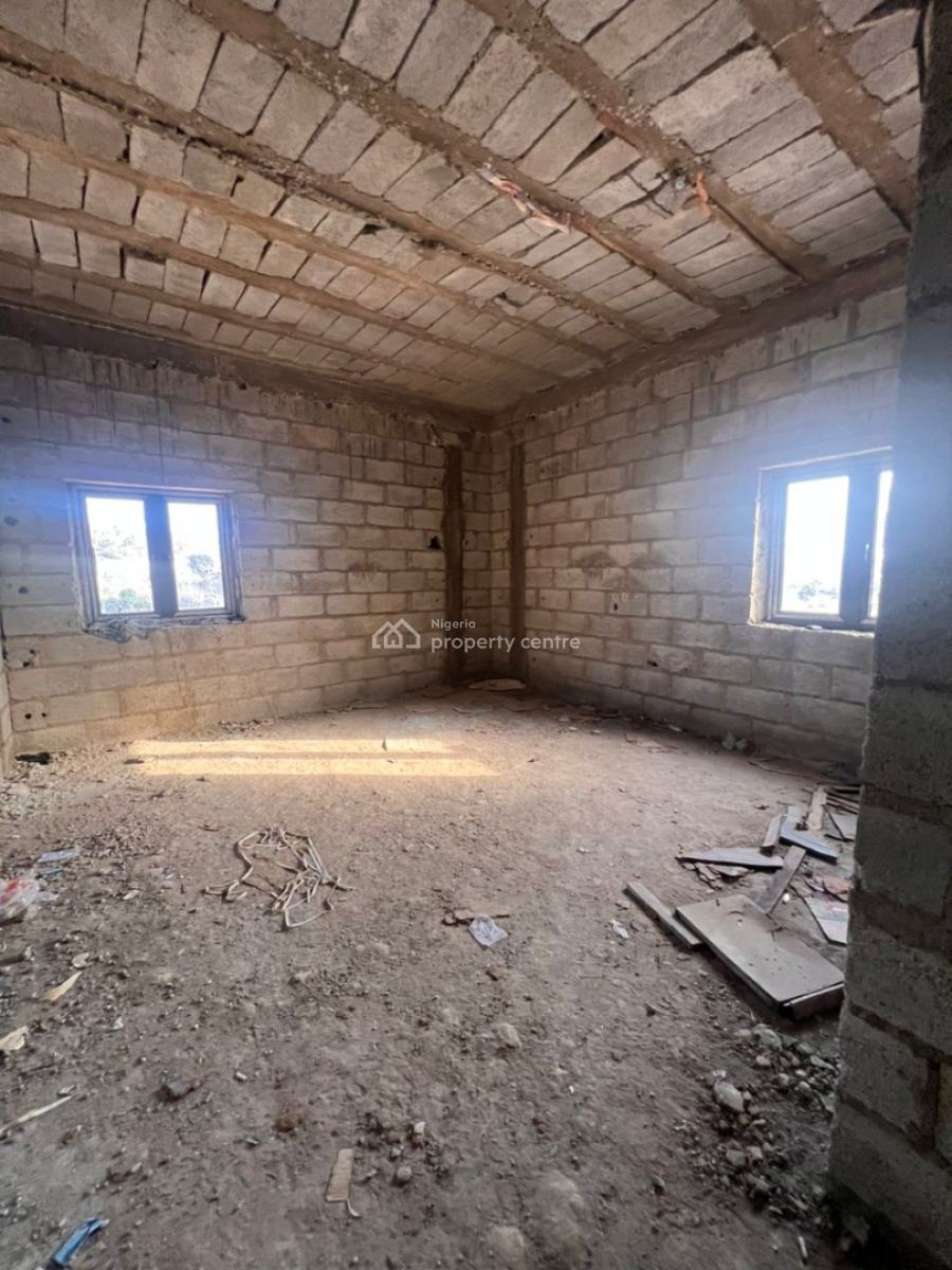 Extra Massive 3 Bedrooms Apartment with Bq (semi-finished), Katampe, Abuja, Flat / Apartment for Sale