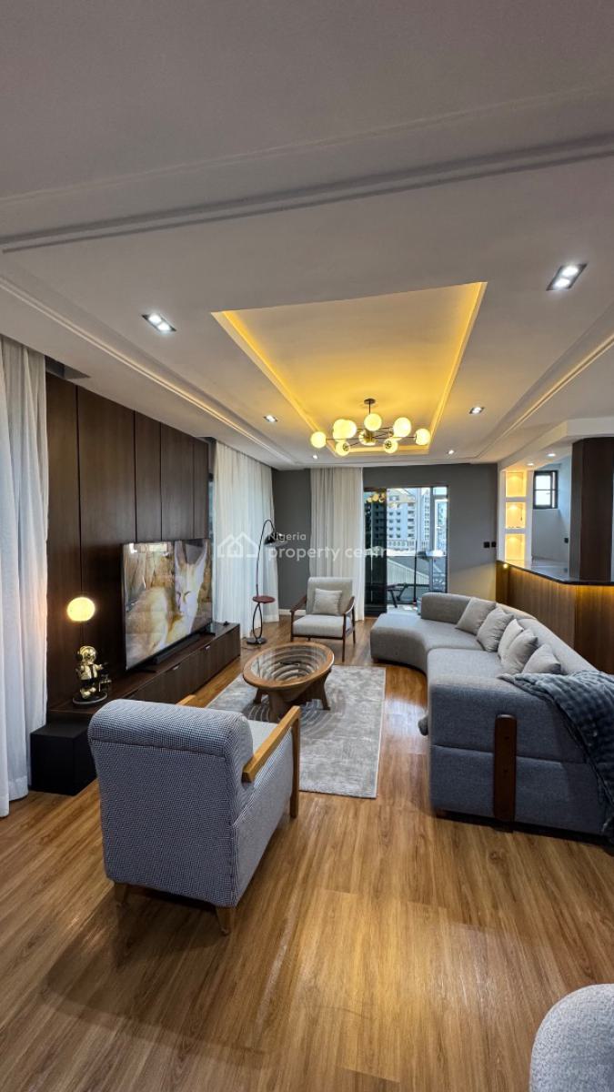 Newly Tastefully Finished 3-bedroom Penthouse Apartment with Bq, Off Awolowo Road, Ikoyi, Lagos, Flat / Apartment Short Let