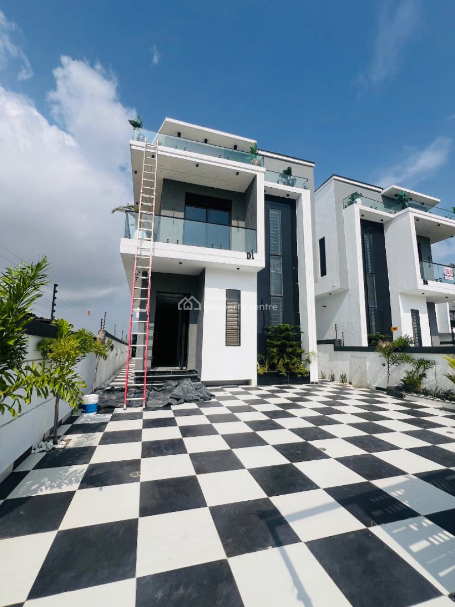 Luxurious 5 Bedroom Detached Duplex with a Swimming Pool and a Bq, Lekki Palm City Estate, Ajah, Lagos, Detached Duplex for Sale