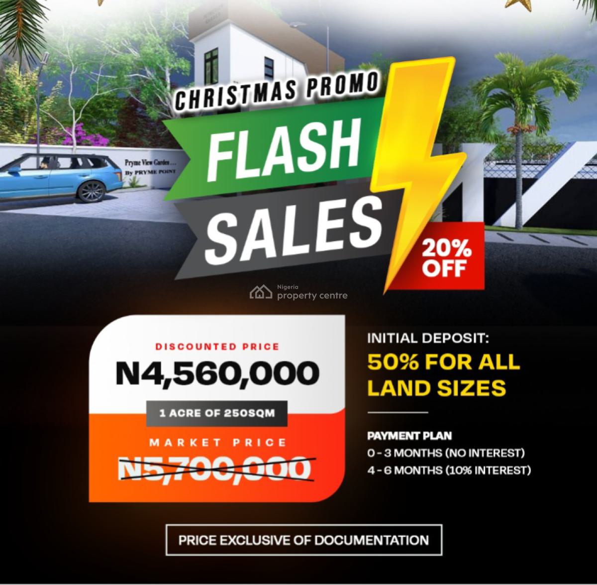 Plot of Land in Serene Location, Obafemi Owode, Ogun, Land for Sale