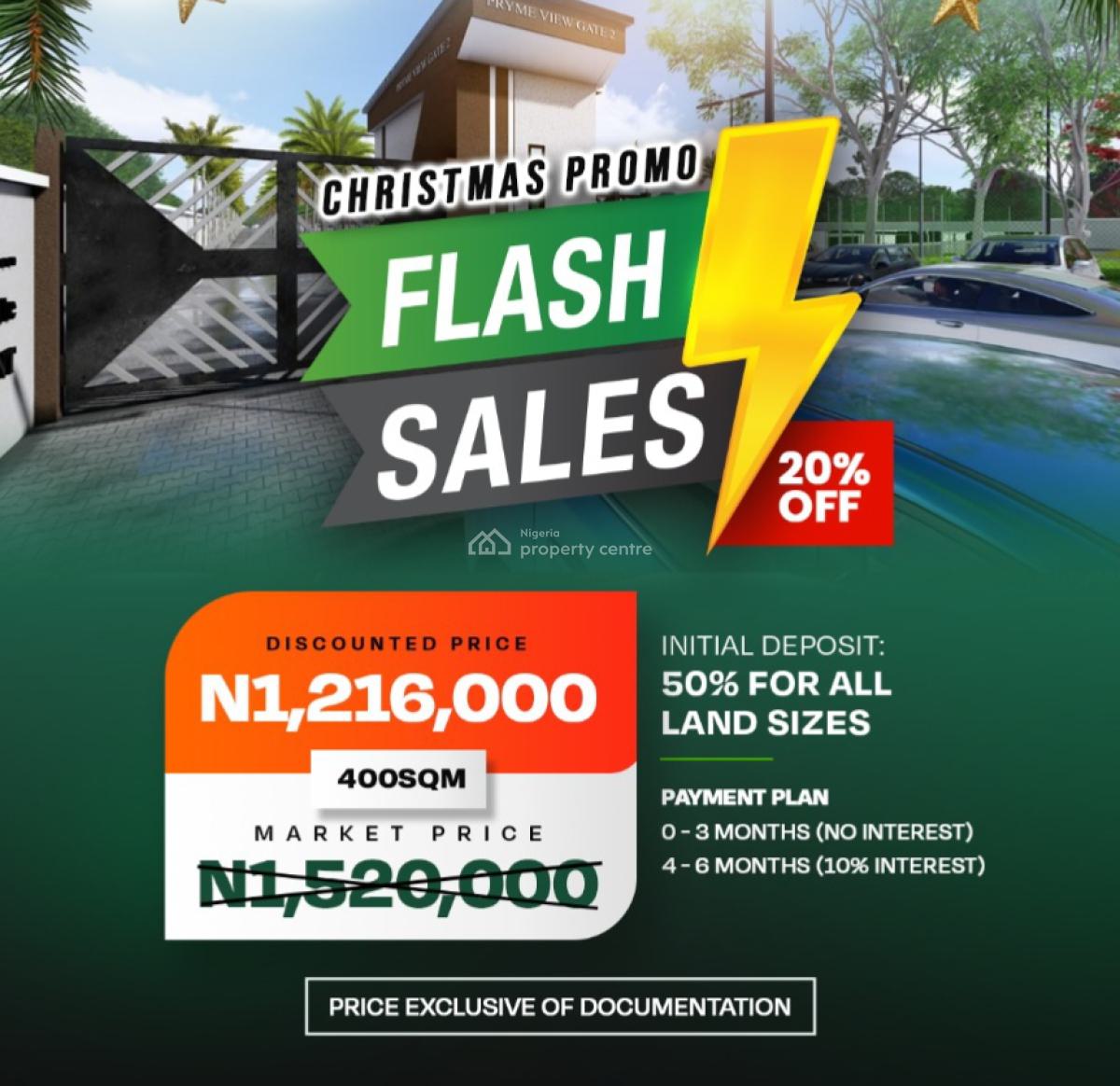 Plot of Land in Serene Location, Obafemi Owode, Ogun, Land for Sale