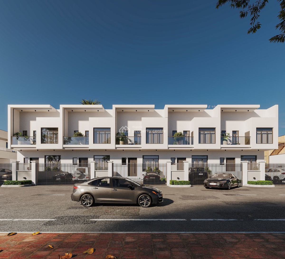 4 Bedroom Terrace Duplex with Private Compound & Bq, Ikota, Lekki, Lagos, Terraced Duplex for Sale
