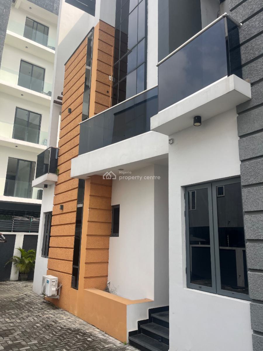 Relatively New 4 Bedrooms Terrace Duplex with a Bq, Ikate Elegushi, Lekki, Lagos, Terraced Duplex for Rent