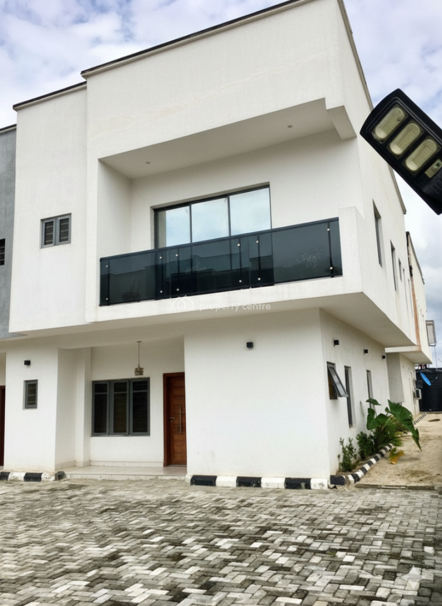 Newly Built 3 Bedroom Terrace Duplex + Bq with Excellent Facilities, Kanmi Oyegunle Lane, Inside Greenwood Park Estate, Abijo Gra 2nd Gate, Abijo, Lekki, Lagos, Terraced Duplex for Rent