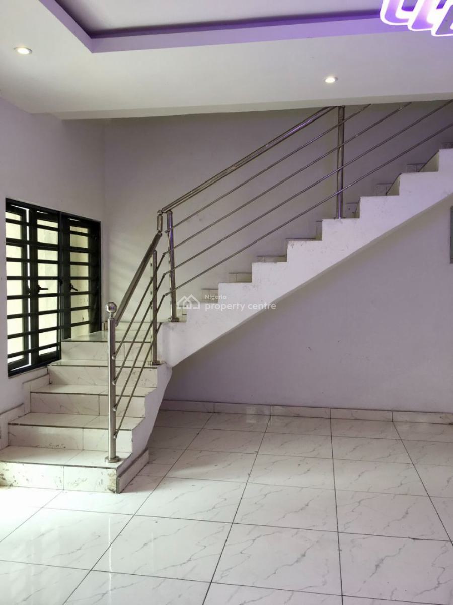 Newly Built 3 Bedroom Terrace Duplex + Bq with Excellent Facilities, Kanmi Oyegunle Lane, Inside Greenwood Park Estate, Abijo Gra 2nd Gate, Abijo, Lekki, Lagos, Terraced Duplex for Rent