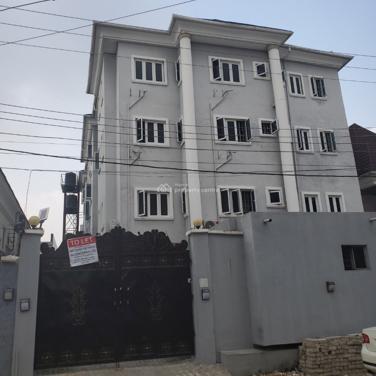 Exquisite 3 Bedroom Flat Within a Secured Environment, Osapa, Lekki, Lagos, Flat / Apartment for Rent
