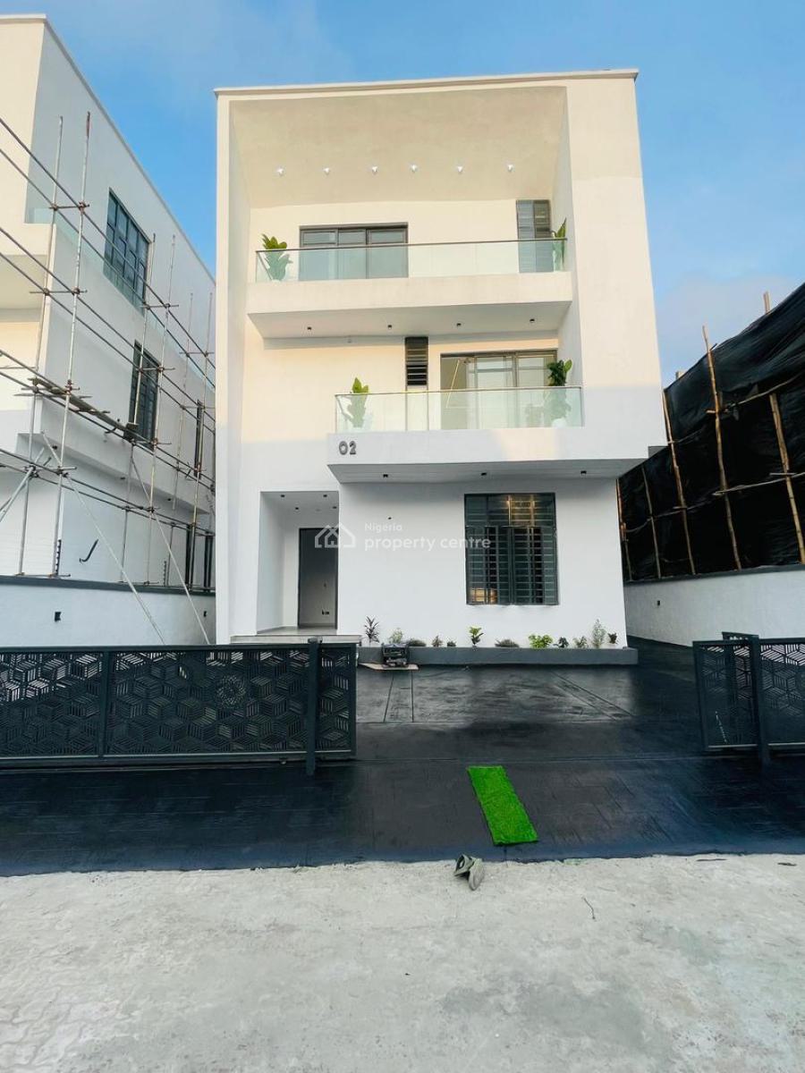 Luxuriously Built 6 Bedroom Detached Duplex + Bq & a Study Room, Chevron, Lekki, Lagos, Detached Duplex for Sale