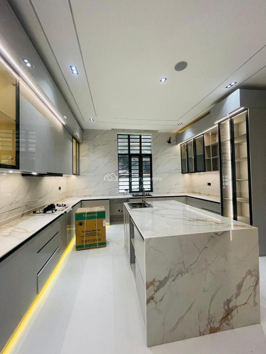 Luxuriously Built 6 Bedroom Detached Duplex + Bq & a Study Room, Chevron, Lekki, Lagos, Detached Duplex for Sale