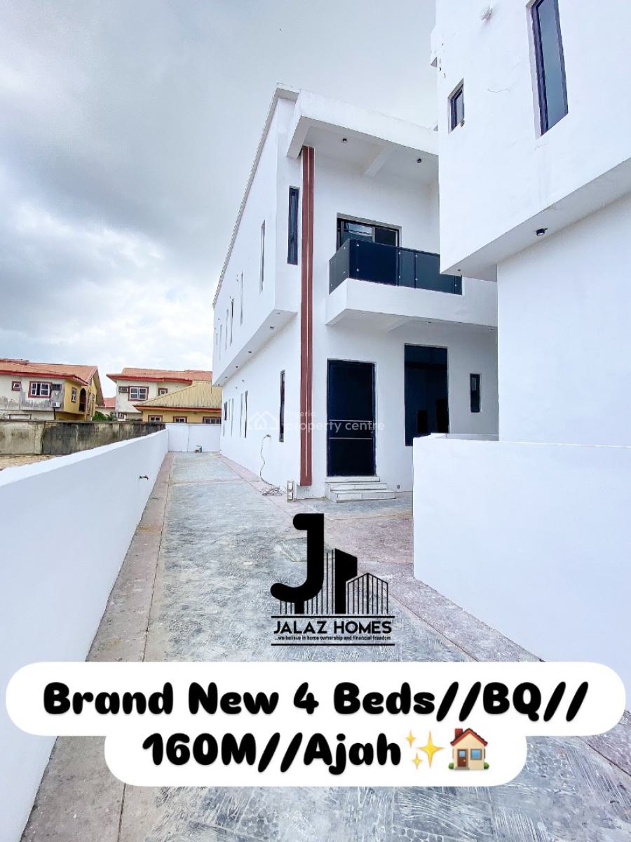 Brand New 4 Bedroom Semi Detached Home, Ajah, Lagos, House for Sale