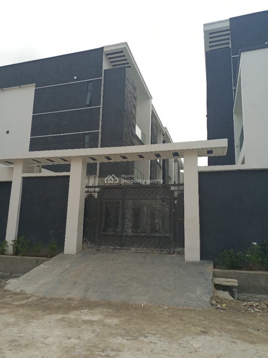 Newly Built 4 Bedroom Terrace Duplex with Spacious Bq, Rooms, Ikate Elegushi, Lekki, Lagos, Terraced Duplex for Sale