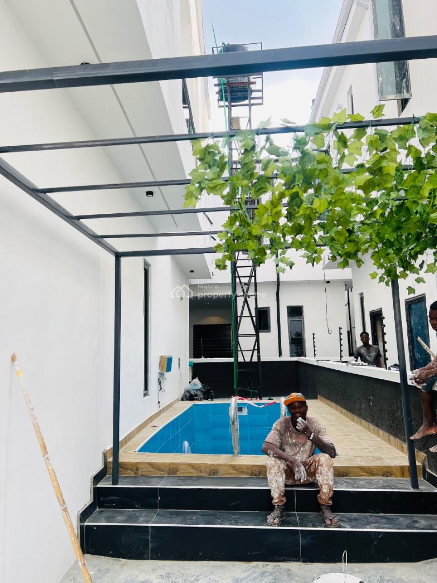 Luxury 5 Bedroom Detached Duplex with a Swimming Pool and a Bq, Lekki Palm City Estate, Ajah, Lagos, Detached Duplex for Sale