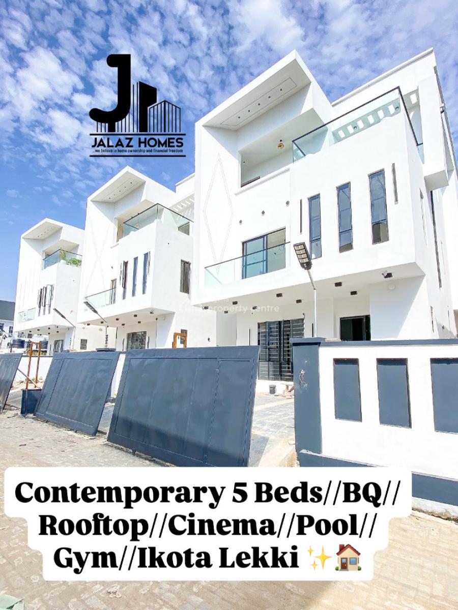 Contemporary 5 Bedroom Detached Duplex, Ikota, Lekki, Lagos, House for Sale