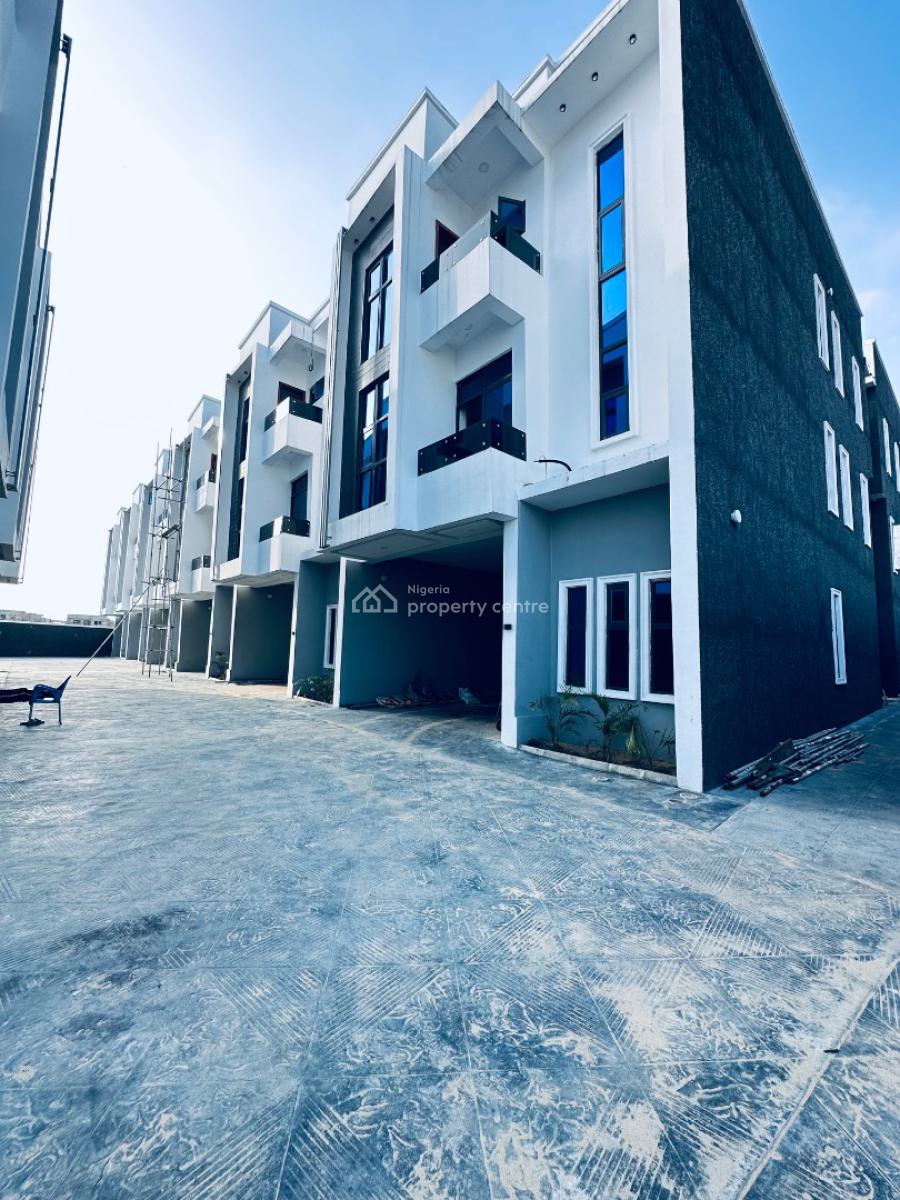 Elegantly Built 4 Bedroom Terrace Duplex with Bq, Swimming Pool, Ikate, Lekki, Lagos, Terraced Duplex for Sale