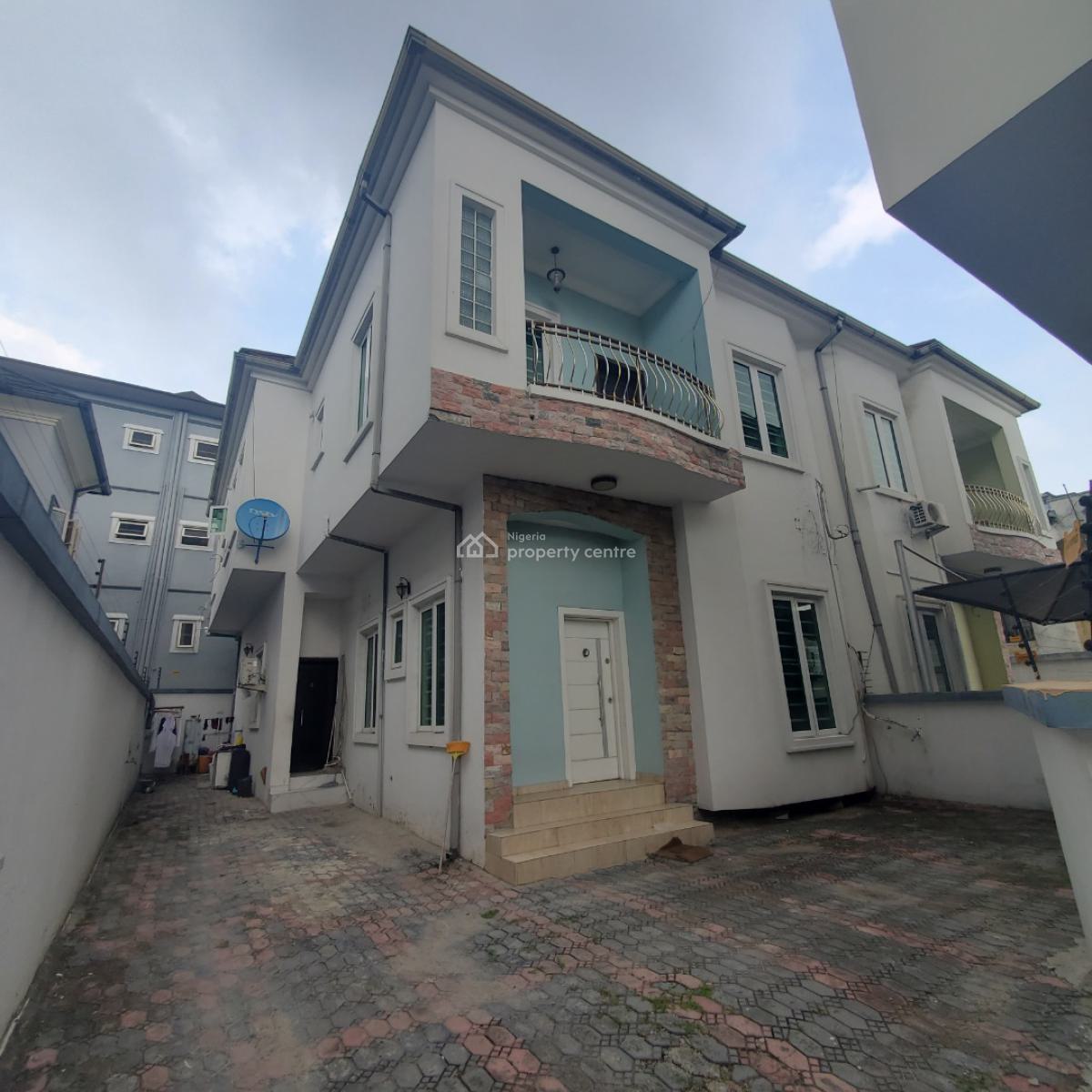 Stunning 4 Bedroom Duplex with a Bq, Osapa, Lekki, Lagos, House for Rent