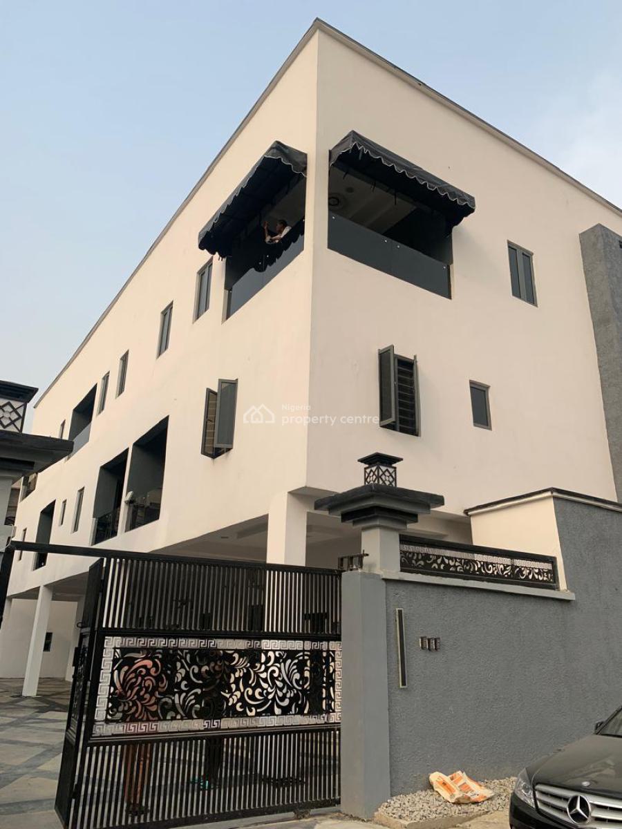 Newly Built 4-bedroom Spacious Terrace with Bq, Orchid Road, Lekki, Lagos, Semi-detached Duplex for Rent