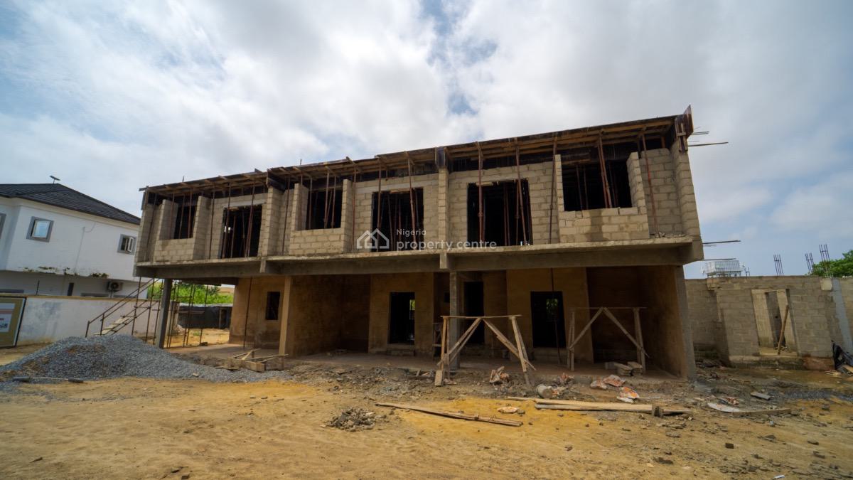 Most Secured 3 Bedroom Maisonette with Bq (shell), Osapa, Lekki, Lagos, House for Sale