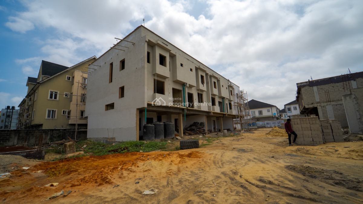 Most Secured 3 Bedroom Maisonette with Bq (shell), Osapa, Lekki, Lagos, House for Sale