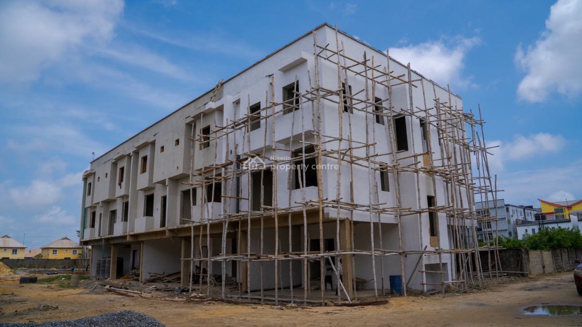 Most Secured 3 Bedroom Maisonette with Bq (shell), Osapa, Lekki, Lagos, House for Sale