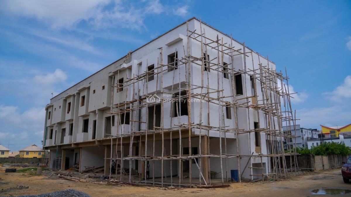 Most Secured 3 Bedroom Maisonette with Bq (shell), Osapa, Lekki, Lagos, House for Sale