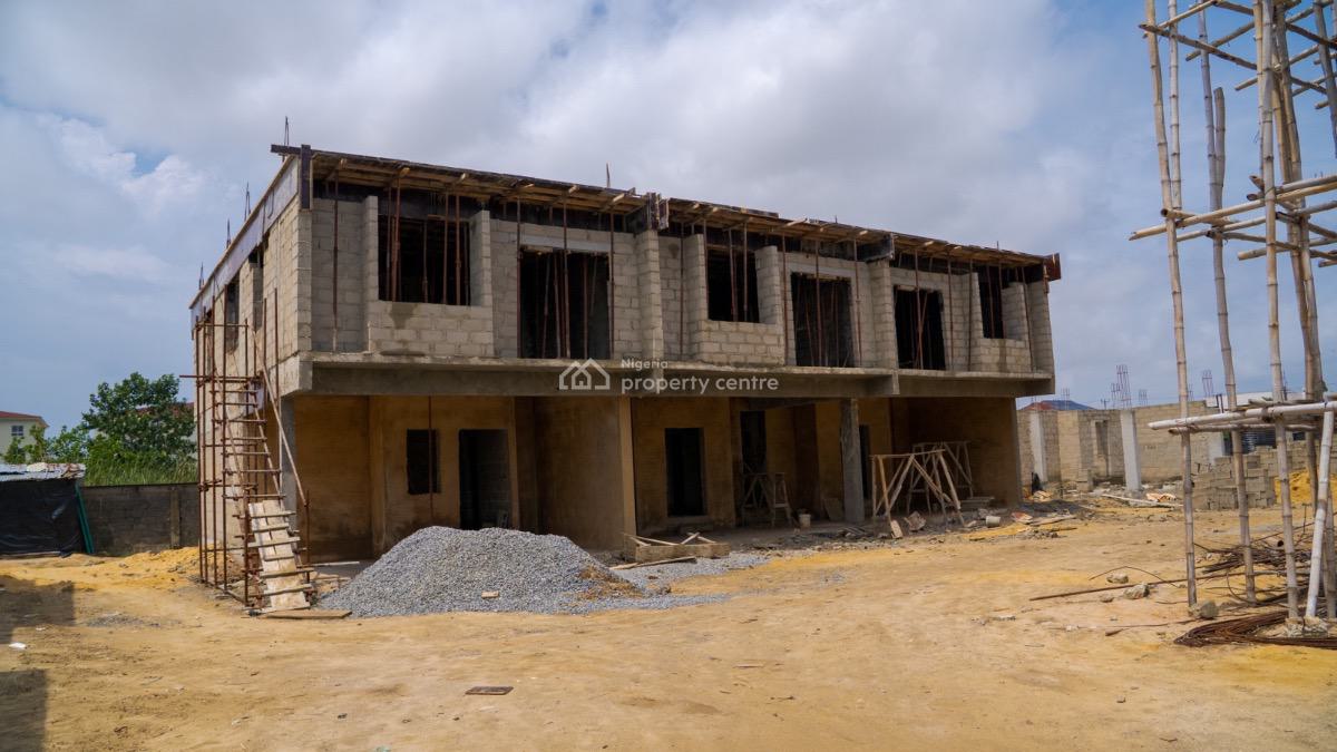 Most Secured 3 Bedroom Maisonette with Bq (shell), Osapa, Lekki, Lagos, House for Sale
