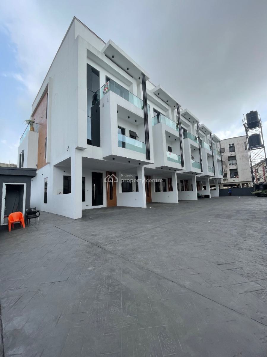 Luxury and Spacious 4 Bedroom Terrace Duplex with Pool and Bq, Osapa, Lekki, Lagos, Terraced Duplex for Sale