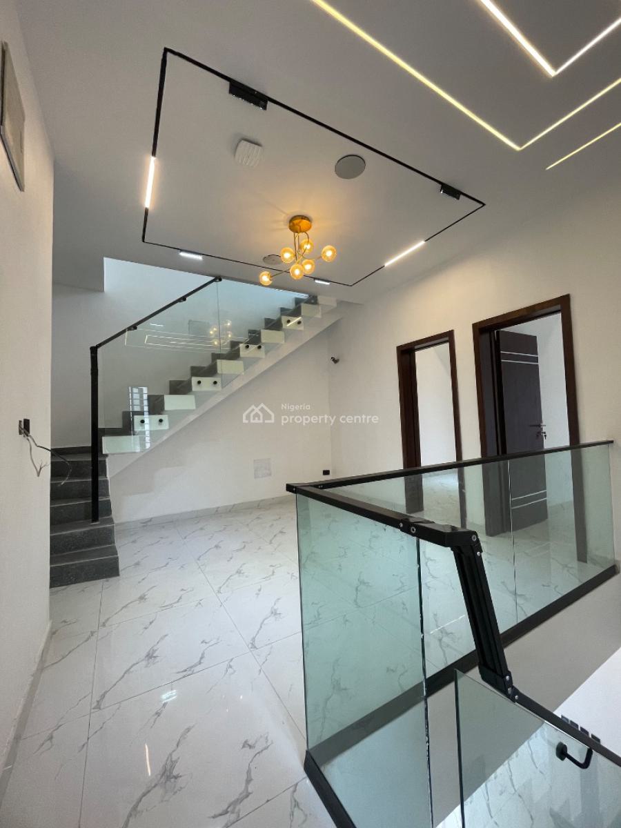 Luxury and Spacious 4 Bedroom Terrace Duplex with Pool and Bq, Osapa, Lekki, Lagos, Terraced Duplex for Sale