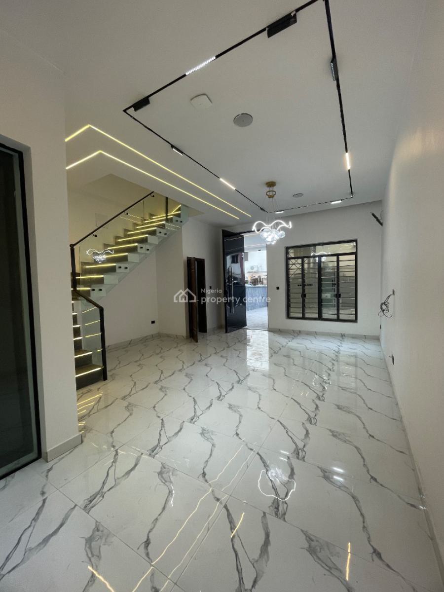 Luxury and Spacious 4 Bedroom Terrace Duplex with Pool and Bq, Osapa, Lekki, Lagos, Terraced Duplex for Sale