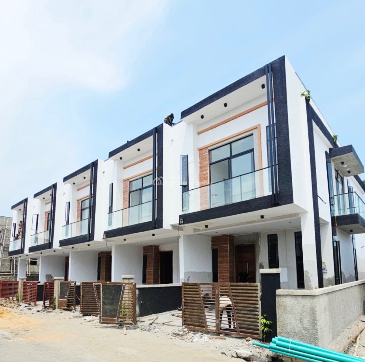 Lovely 4 Bedroom Semi Detached Duplex with Bq, Ikota, Lekki, Lagos, Semi-detached Duplex for Sale