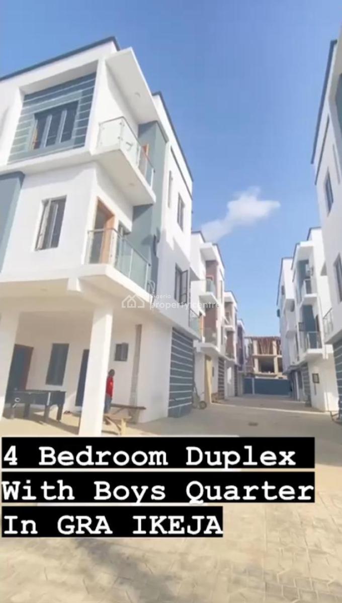 4 Bedroom Semi Detached Duplex with Bq, Ikeja Gra, Ikeja, Lagos, Semi-detached Duplex for Rent