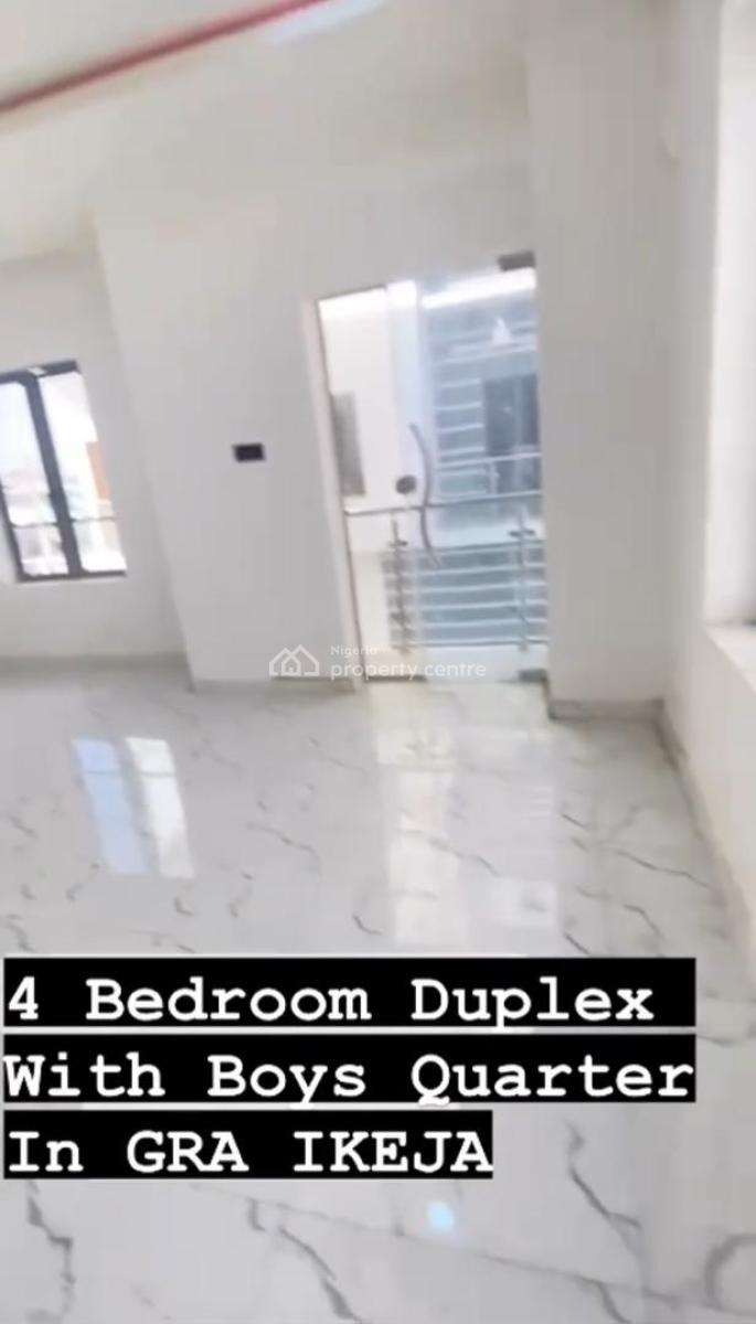 4 Bedroom Semi Detached Duplex with Bq, Ikeja Gra, Ikeja, Lagos, Semi-detached Duplex for Rent