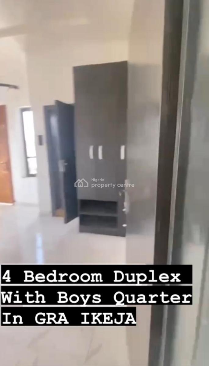 4 Bedroom Semi Detached Duplex with Bq, Ikeja Gra, Ikeja, Lagos, Semi-detached Duplex for Rent
